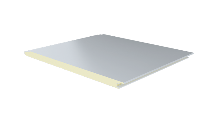 1 Rib Fluted Metal Sheet Polyurethane Panel