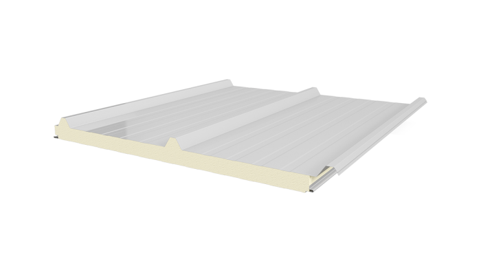 3 Ribs Metal Sheet Polyurethane Panel