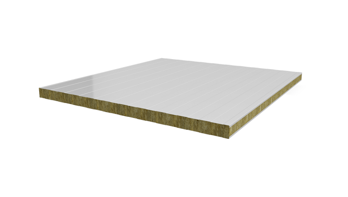 H Type Metal Sheet-Rock Wool Panel