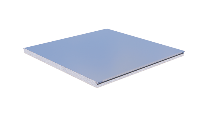 Cold Room Type Metal Sheet EPS-Fibercement Panel